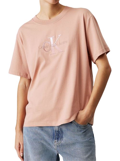 T-shirt regular salmone Calvin Klein Jeans | J20J224798TGW